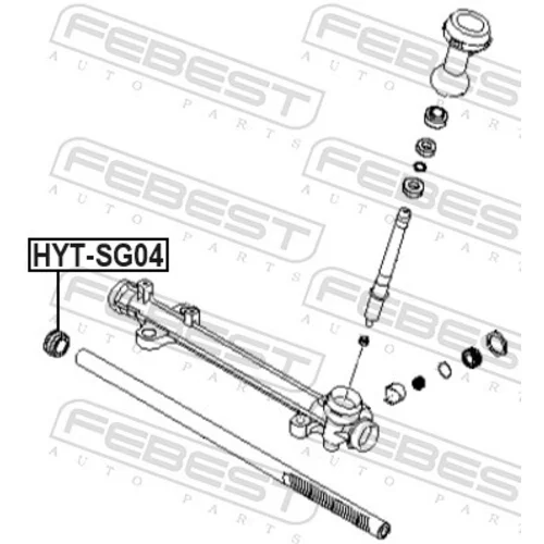 Puzdro pre hriadeľ riadenia HYT-SG04 /FEBEST/ - obr. 1