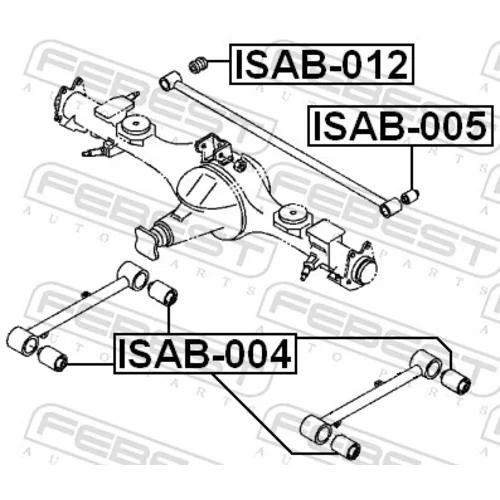 Uloženie riadenia ISAB-004 /FEBEST/ - obr. 1