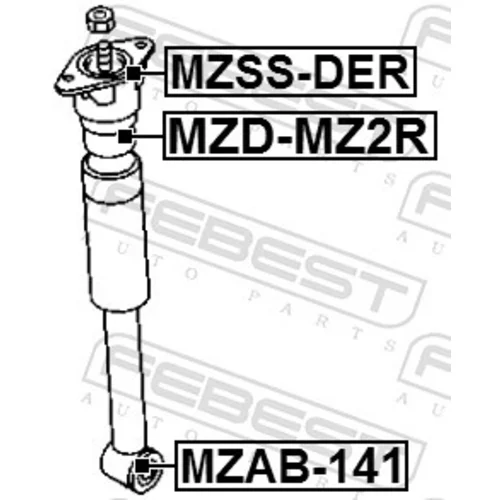 Puzdro, tlmič MZAB-141 /FEBEST/ - obr. 1