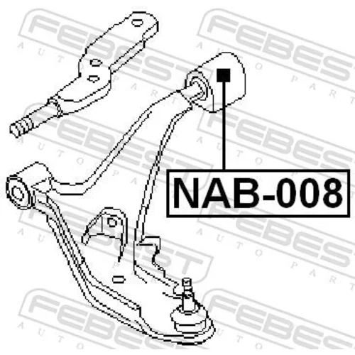 Uloženie riadenia NAB-008 /FEBEST/ - obr. 1