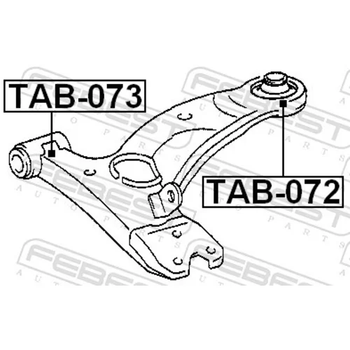 Uloženie riadenia TAB-073 /FEBEST/ - obr. 1