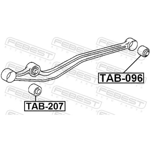 Uloženie riadenia TAB-096 /FEBEST/ - obr. 1