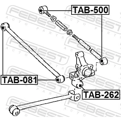 Uloženie riadenia TAB-500 /FEBEST/ - obr. 1