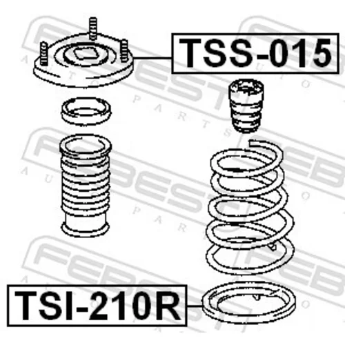 Tanier pružiny TSI-210R /FEBEST/ - obr. 1