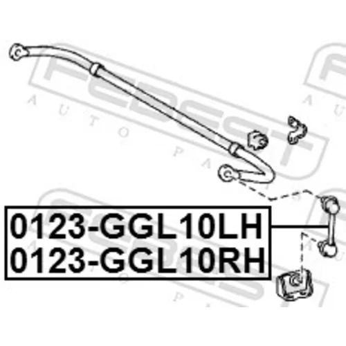 Tyč/Vzpera stabilizátora 0123-GGL10LH /FEBEST/ - obr. 1