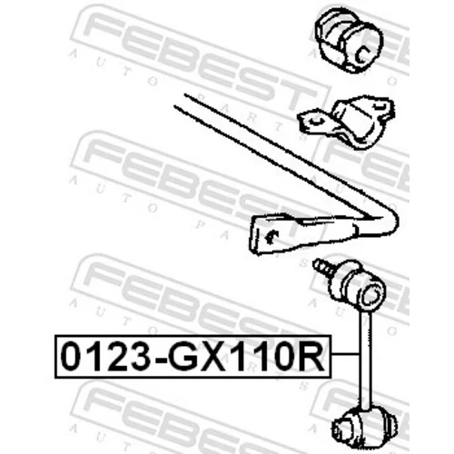 Tyč/Vzpera stabilizátora 0123-GX110R /FEBEST/ - obr. 1