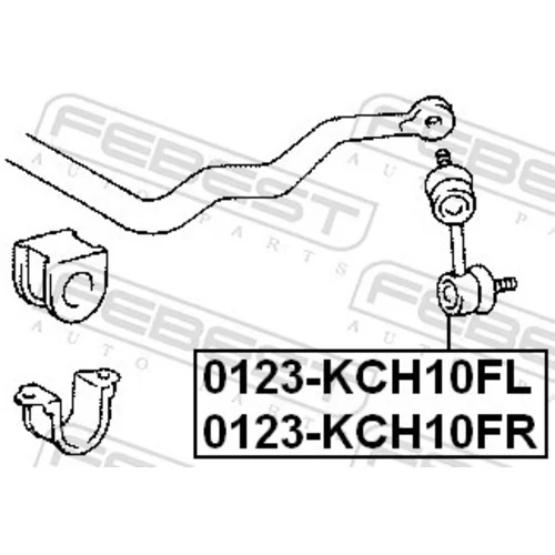 Tyč/Vzpera stabilizátora 0123-KCH10FL /FEBEST/ - obr. 1