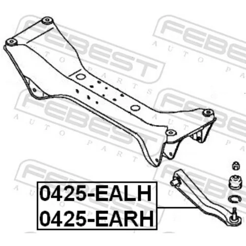Rameno zavesenia kolies 0425-EARH /FEBEST/ - obr. 1