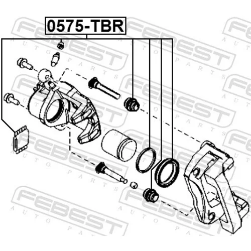 Opravná sada brzdového strmeňa 0575-TBR /FEBEST/ - obr. 1