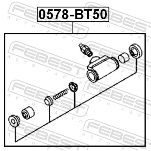 Brzdový valček kolesa 0578-BT50 /FEBEST/ - obr. 1