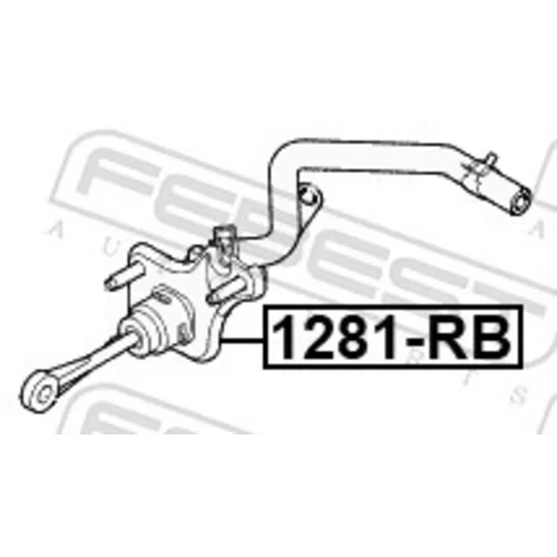 Hlavný spojkový valec 1281-RB /FEBEST/ - obr. 1