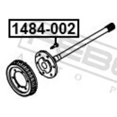 Čap kolesa 1484-002 /FEBEST/ - obr. 1