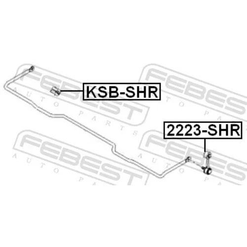 Tyč/Vzpera stabilizátora 2223-SHR /FEBEST/ - obr. 1