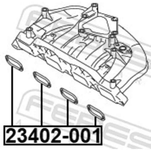 Tesnenie kolena sac. potrubia 23402-001 /FEBEST/ - obr. 1