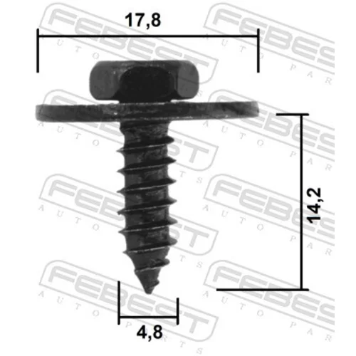Motor-/Spodny ochranny kryt 88570-175 /FEBEST/ - obr. 1