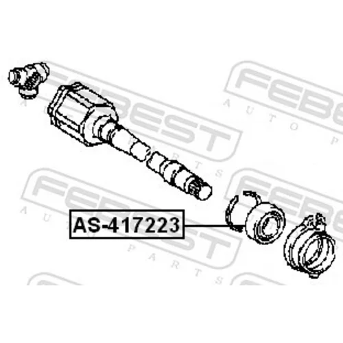 Ložisko hnacieho hriadeľa AS-417223 /FEBEST/ - obr. 1