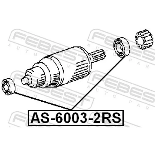 Ložisko AS-6003-2RS /FEBEST/ - obr. 1