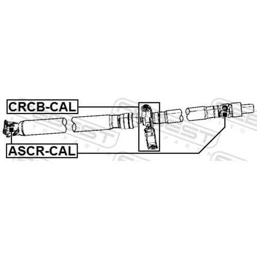 Kĺbový hriadeľ ASCR-CAL /FEBEST/ - obr. 1