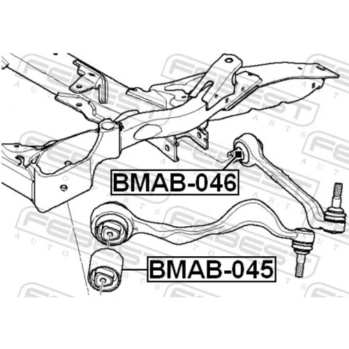 Uloženie riadenia BMAB-046 /FEBEST/ - obr. 1