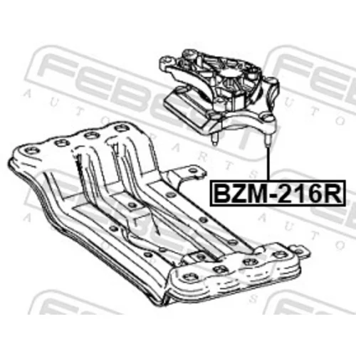 Uloženie automatickej prevodovky BZM-216R /FEBEST/ - obr. 1