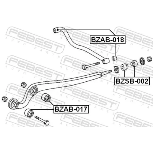 Uloženie riadenia BZSB-002 /FEBEST/ - obr. 1
