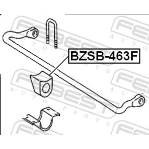 Uloženie priečneho stabilizátora BZSB-463F /FEBEST/ - obr. 1