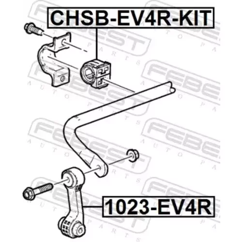 Opravná sada uloženia stabilizátora CHSB-EV4R-KIT /FEBEST/ - obr. 1