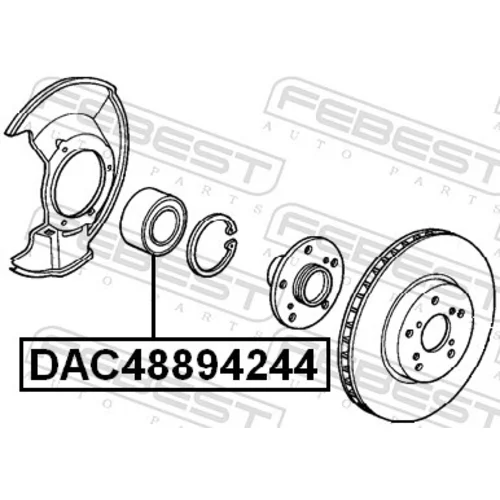 Ložisko kolesa DAC48894244 /FEBEST/ - obr. 1