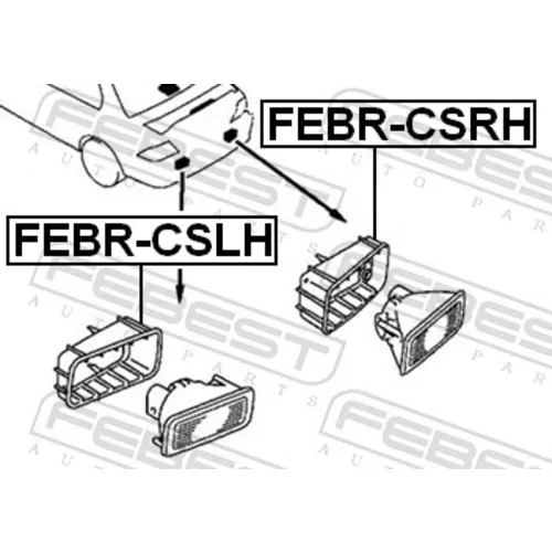 Rámik hmlového svetla FEBR-CSLH /FEBEST/ - obr. 1