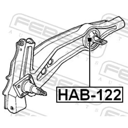 Uloženie riadenia HAB-122 /FEBEST/ - obr. 1