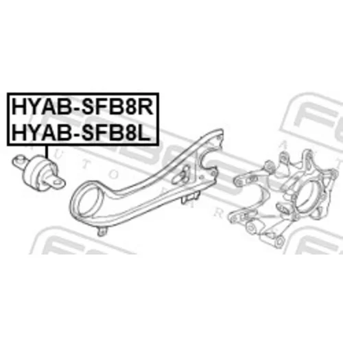 Uloženie riadenia HYAB-SFB8R /FEBEST/ - obr. 1