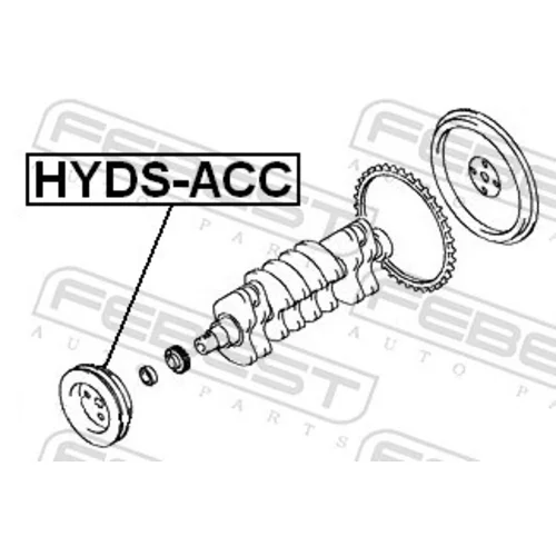 Remenica kľukového hriadeľa HYDS-ACC /FEBEST/ - obr. 1