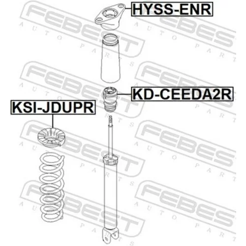 Tanier pružiny KSI-JDUPR /FEBEST/ - obr. 1