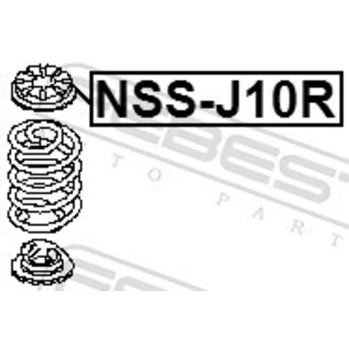 Tanier pružiny NSS-J10R /FEBEST/ - obr. 1