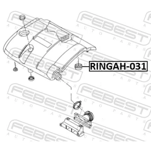Tesnenie, Obal vzduch. filtra RINGAH-031 /FEBEST/ - obr. 1