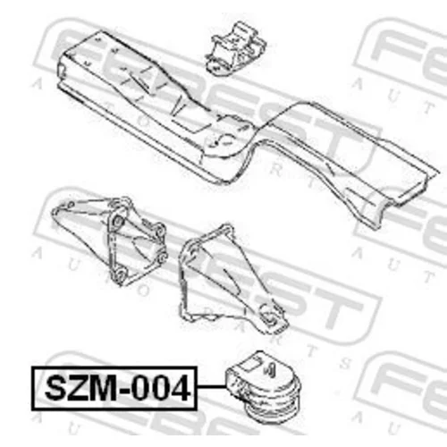 Uloženie motora SZM-004 /FEBEST/ - obr. 1