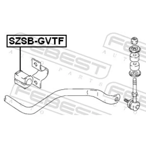Uloženie priečneho stabilizátora SZSB-GVTF /FEBEST/ - obr. 1