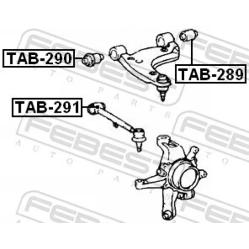 Uloženie riadenia TAB-290 /FEBEST/ - obr. 1