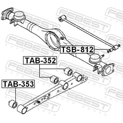 Uloženie riadenia TAB-352 /FEBEST/ - obr. 1