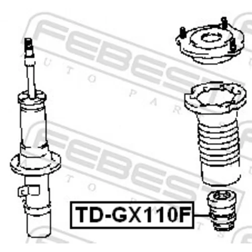 Doraz odpruženia TD-GX110F /FEBEST/ - obr. 1