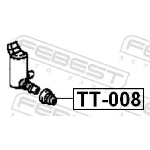 Tesnenie čerpadla/nádržky ostrekovača TT-008 /FEBEST/ - obr. 1