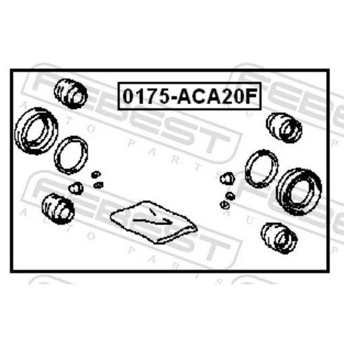 Opravná sada brzdového strmeňa 0175-ACA20F /FEBEST/ - obr. 1
