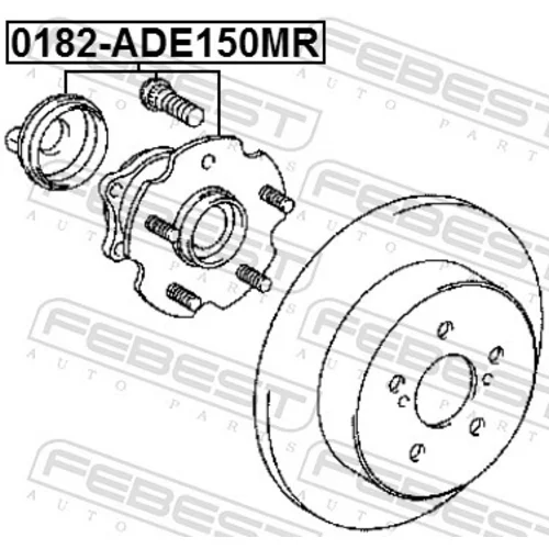 Náboj kolesa 0182-ADE150MR /FEBEST/ - obr. 1