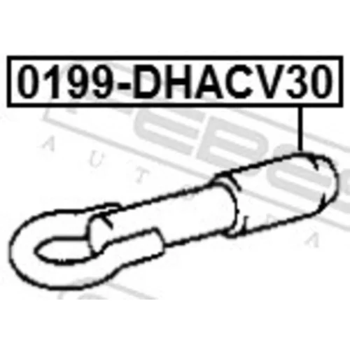 Vlečný hák 0199-DHACV30 /FEBEST/ - obr. 1