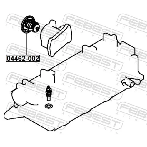 Termostat chladenia 04462-002 /FEBEST/ - obr. 1