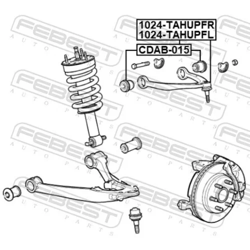 Rameno zavesenia kolies 1024-TAHUPFR /FEBEST/ - obr. 1
