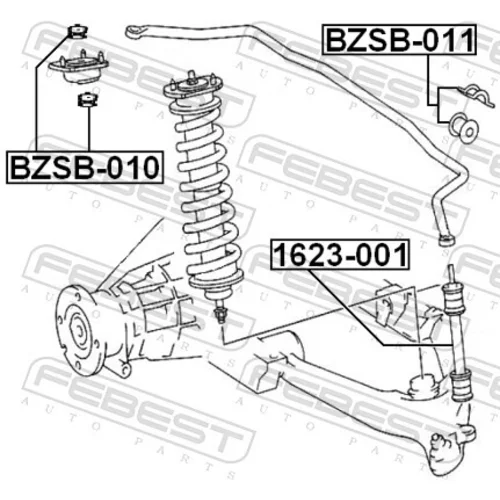 Tyč/Vzpera stabilizátora 1623-001 /FEBEST/ - obr. 1