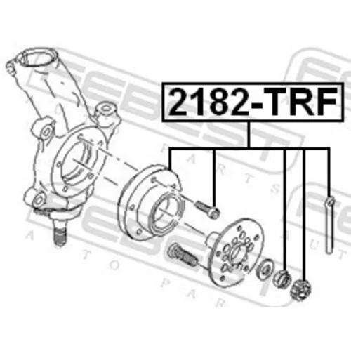 Náboj kolesa 2182-TRF /FEBEST/ - obr. 1