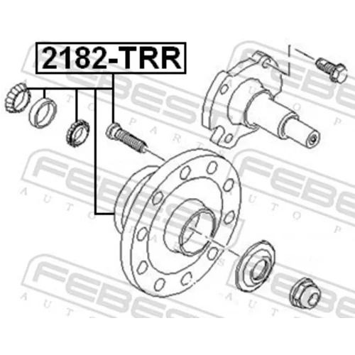 Náboj kolesa 2182-TRR /FEBEST/ - obr. 1