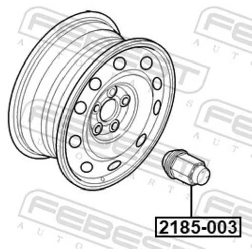 Matica kolesa 2185-003 /FEBEST/ - obr. 1